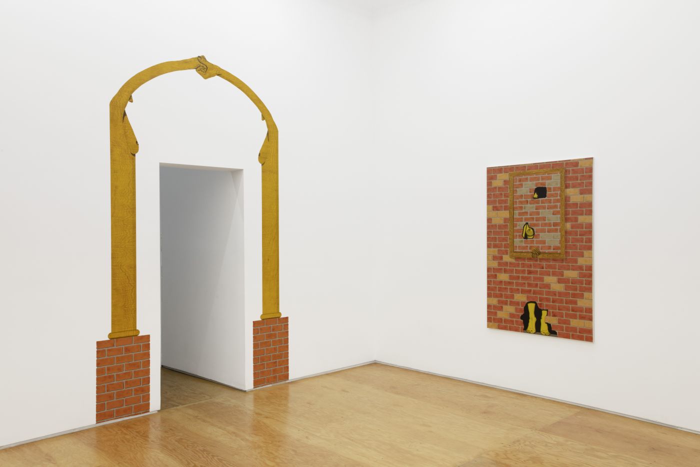 Installation view, Sarah Margnetti, Dovetail, Margot Samel, NYC, 2022
