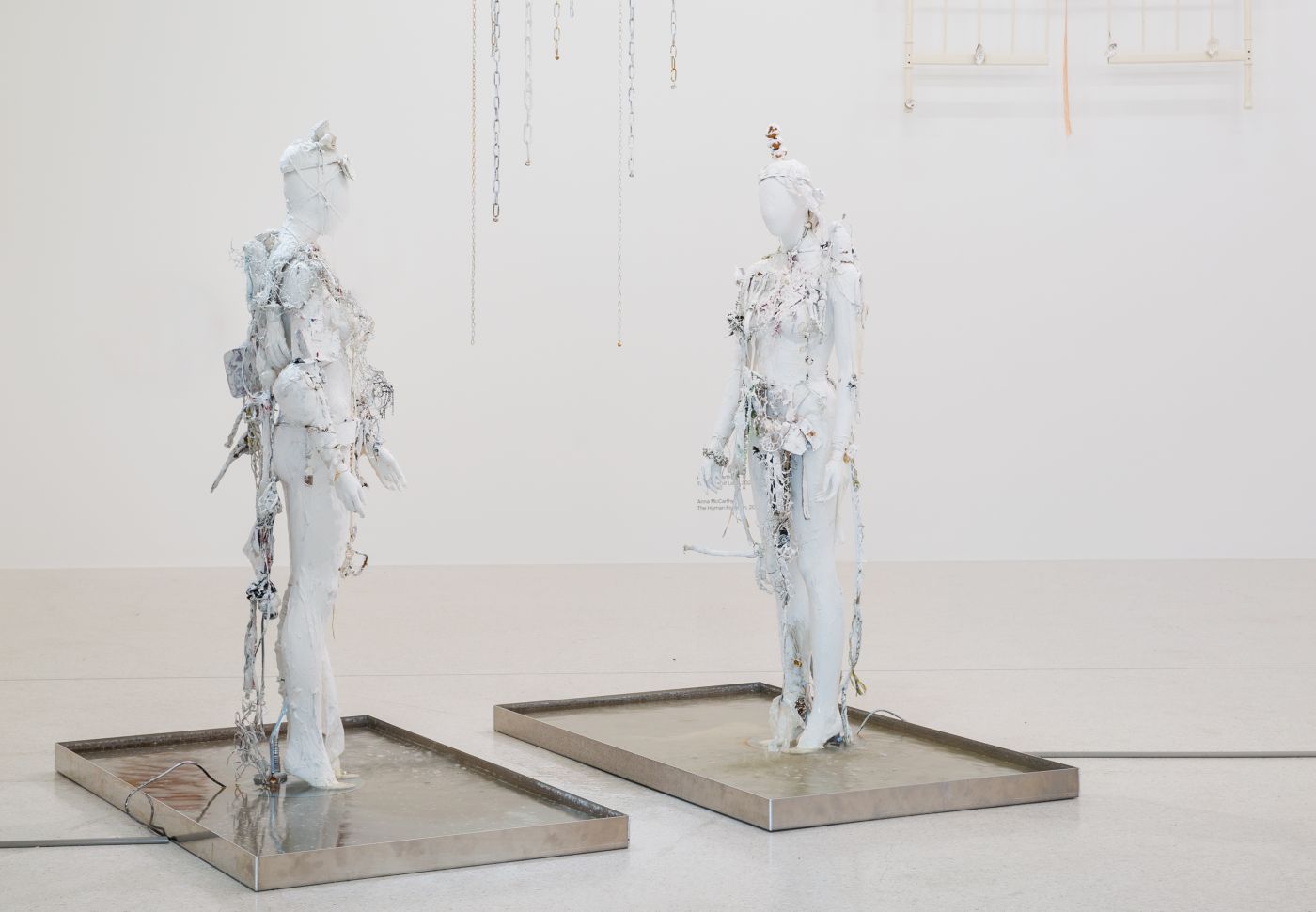 The Human Fountain, 2021, mixed media, dimensions variable, in "Nimmersatt? Imagining Society without Growth", installation view at Westfälischer Kunstverein, photos: LWL/Hanna Neander